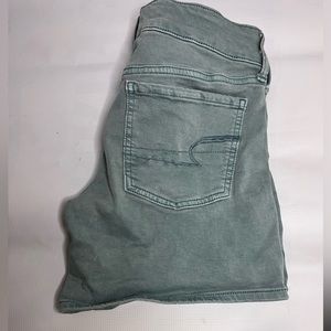 American Eagle Midi AEO Twill short. Light teal. Size 8. Gently worn.